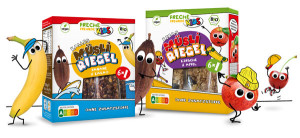 Freche Freunde pr&auml;sentiert M&uuml;sliriegel und Knusper-Kugeln