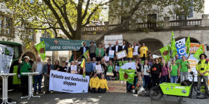 Protest gegen geplante Deregulierung Neuer Gentechnik