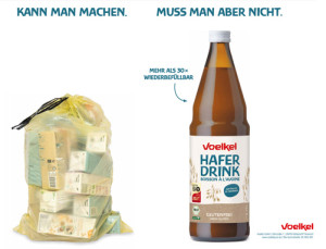 Voelkel pr&auml;sentiert weltweit ersten Demeter-Haferdrink