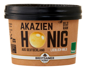 Breitsamer Bioland Honig im Papierbecher