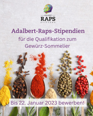 Stipendien f&uuml;r angehende Gew&uuml;rz-Sommeliers