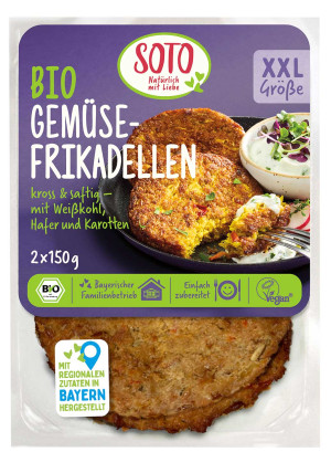 Die neuen Soto Bio Gem&uuml;sefrikadellen &ndash; knusprig, saftig und regional