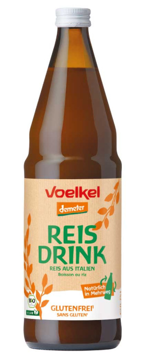 F&uuml;r aktive Natursch&uuml;tzer: Reis Drink von Voelkel