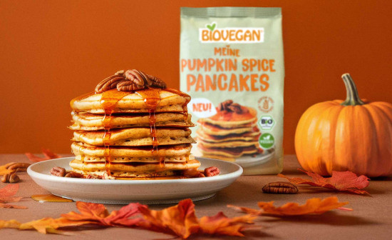 Biovegan pr&auml;sentiert Meine Pumpkin Spice Pancakes