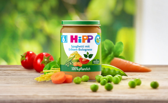 Hipp bringt bio-vegane Men&uuml;s ins Babyglas