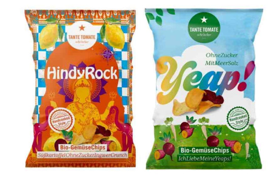 Bio-Gem&uuml;se Chips ,HindyRock&lsquo; von Tante Tomate mit dem Sweetie in der Kategorie Bio pr&auml;miert