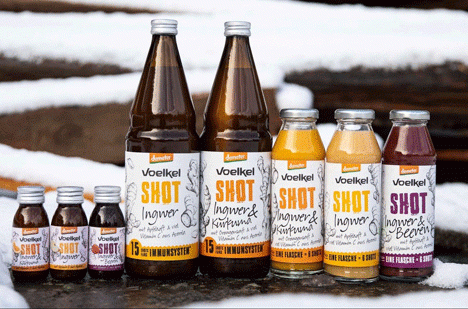 Voelkel Shots &ndash; Jetzt auch in der 0,75-Liter-Mehrwegflasche