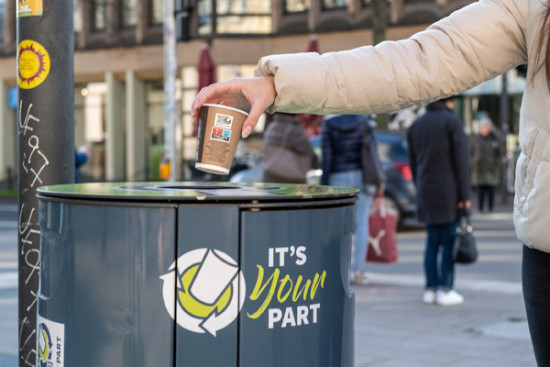 Initiative &sbquo;It&rsquo;s Your Part&lsquo; sammelt Einweg-Becher