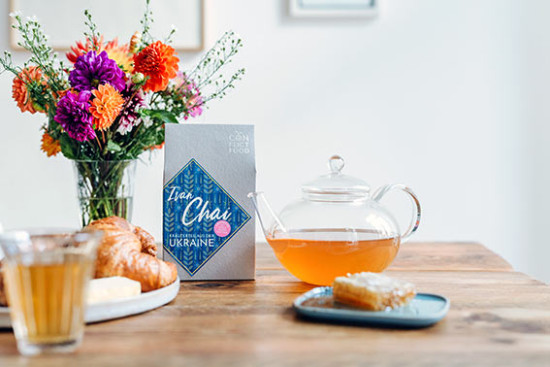 Mit dem Genuss von Kr&auml;utertee ,Ivan Chai&lsquo; die Ukraine unterstützen