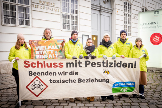 Pestizidreduktion auf dem Pr&uuml;fstand