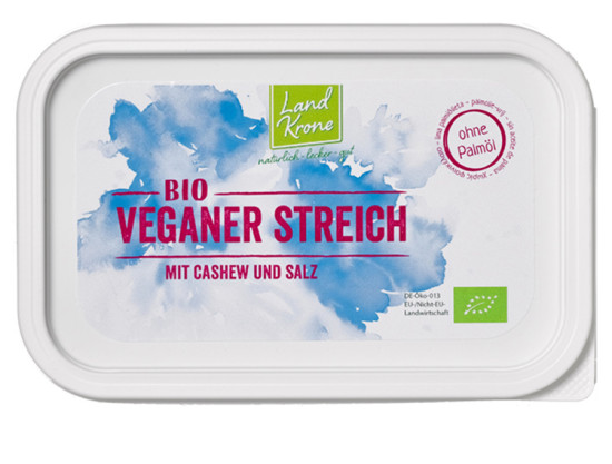 Neu von Landkrone: Bio Veganer Streich und Bio Vegane Margarine