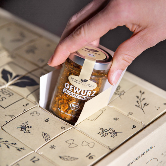 24 w&uuml;rzig vegane &Uuml;berraschungen im Bio-Gew&uuml;rz-Adventskalender