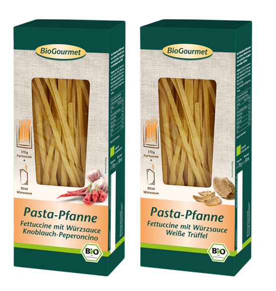 Pasta-Pfannen von BioGourmet