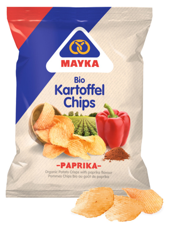Mayka Bio Kartoffelchips Paprika (Art.Nr. 233)