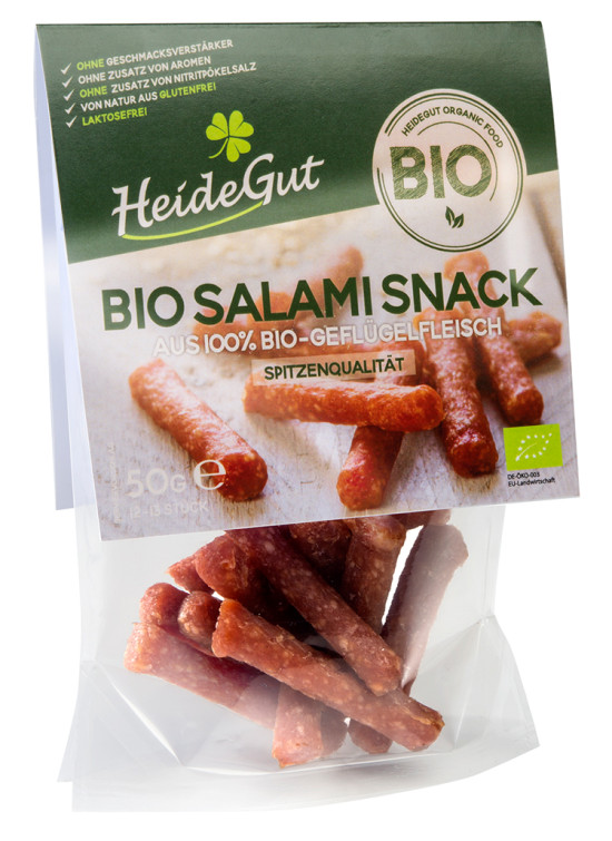 Ein passendes Duo: Bio-Salami und -Schinken