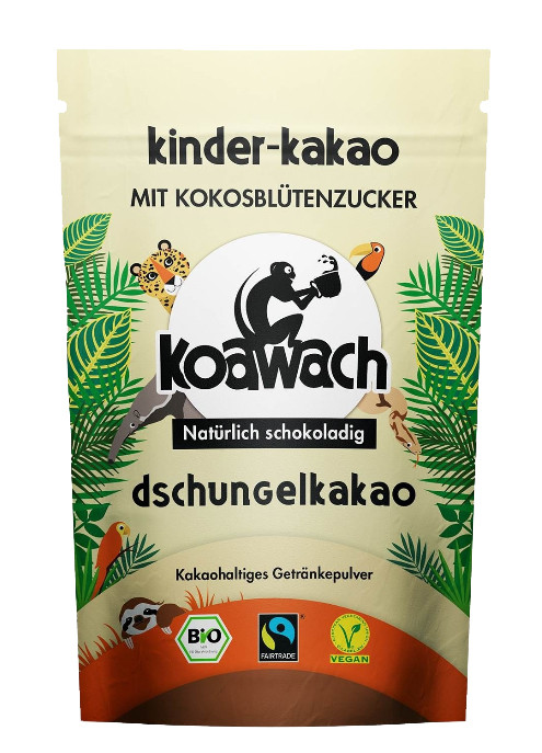 koawach Dschungelkakao ab Anfang M&auml;rz in allen dm-M&auml;rkten erh&auml;ltlich