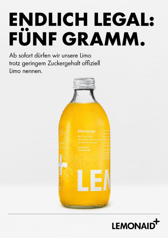 Lemonaid ist &sbquo;Endlich legal&lsquo;