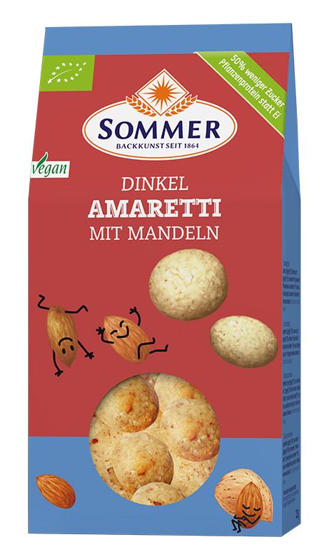 Sommer: Dinkel Amaretti