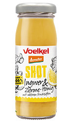 Voelkel: Ingwer &amp; Zitrone-Honig-Shots ungek&uuml;hlt