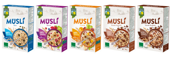 Bohlsener M&uuml;hle setzt bei neuen Bioland-M&uuml;slis auf aufmerksamkeitsstarke Verpackung und Genussvielfalt
