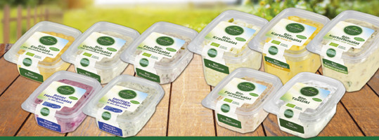 Neue Cremes und Dips von Gr&uuml;nhof