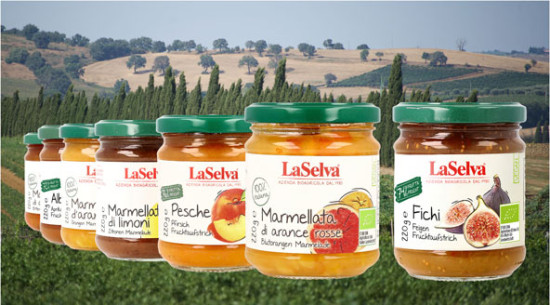 Erntestart in Italien: sommerliche Bio-Fruchtaufstriche und -Marmeladen von LaSelva