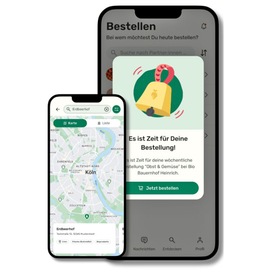 Per App vom Hof ins Regal