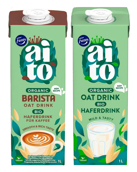 Pflanzliche Haferdrinks aus nordischem Hafer!